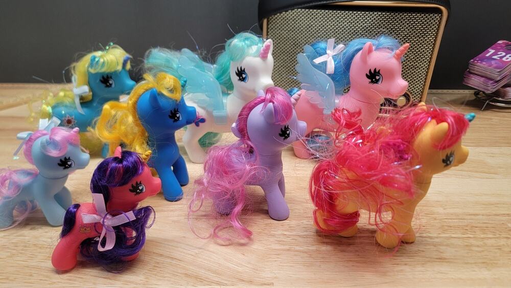8 Vintage My Little Pony Horses